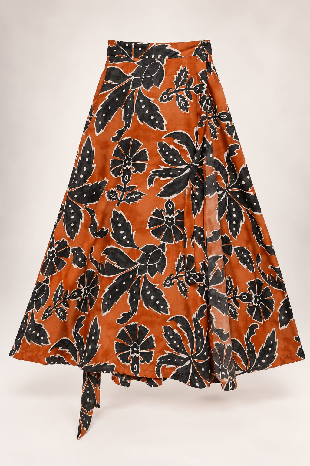 Mason Range Rusty Garden wrap skirt